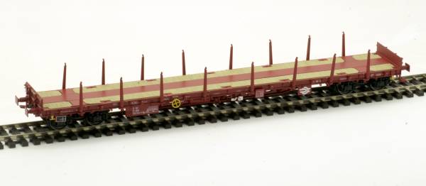 Albert Modell 391023 - Rungenwagen Rgs der MÁV, rot